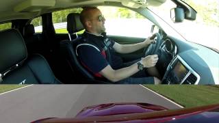 2012 Jeep Grand Cherokee SRT8  Track Test Drive and Quick Review [upl. by Ailatan171]