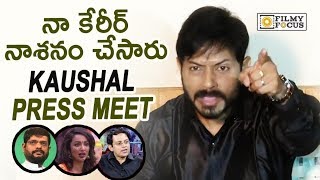 Kaushal Manda Press Meet on Kaushal Army and Defaming him on TV5 Channel  Filmyfocuscom [upl. by Tabitha]