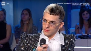 Achille Lauro dalle difficoltà al successo  Domenica In 06102019 [upl. by Ernaline]