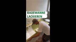 Badewanne streichen mit Badewannenlack [upl. by Louie]