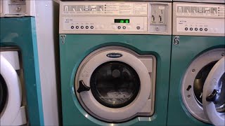 Laundrette monthly  Electrolux W375N commercial washer on a warm quick wash final spin 530rpm [upl. by Etnauq]