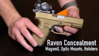 Raven Concealment Magwell Optic Mount Holsters  SHOT Show 2016 [upl. by Riatsila913]