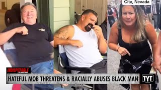 WATCH Black Man Faces Racist Mob After Threatened With Hanging Tree [upl. by Cranford]