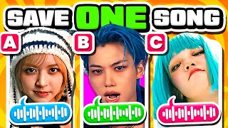 SAVE 1 KPOP SONG KPOP GAME ✨ PICK YOUR FAVORITE SONG  KPOP QUIZ TRIVIA 2024 [upl. by Neenaej448]