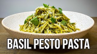 Basil Pesto Pasta Recipe [upl. by Leamiba]