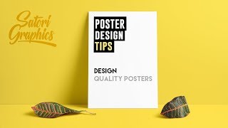 How To Design A Quality Poster  Poster Designing Tips [upl. by Gualterio421]