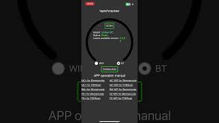 Vgate vLinker MC OBDII dongle firmware update on iPhone iOS [upl. by Yanttirb979]