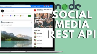 Nodejs Social Media REST API with MongoDb [upl. by Morganstein]