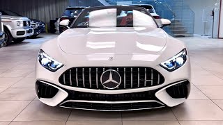 2023 Mercedes Benz SL 63 AMG V8 REVIEW [upl. by Arihk]