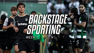 BACKSTAGE SPORTING WEEK 1  Sporting CP x FC Porto [upl. by Kylila]