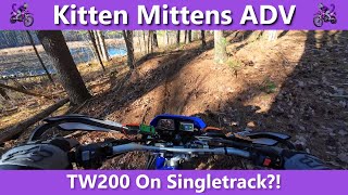 Singletrack on a TW200  Is it possible [upl. by Nyre]