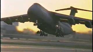 C5A Galaxy Takeoff JFK 13L LOUD [upl. by Yaluz]