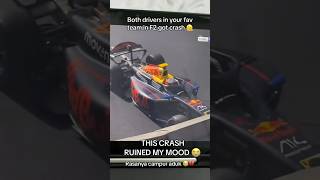 Both of campos racing drivers Crash On F2 in Baku 😭💔🏎️ [upl. by Jesus]