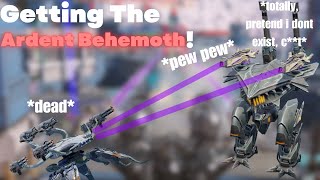 I FINALLY GOT THE ARDENT BEHEMOTH IN WAR ROBOTS [upl. by Nosduh]