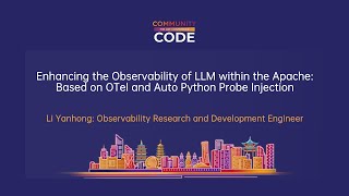 Enhancing the Observability of LLM within the Apache Based on OTel and Auto Python Probe Injection [upl. by Ahseniuq]