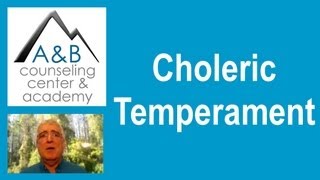 Choleric Temperament [upl. by Miriam]