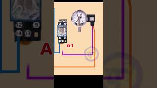 Branchement manomètre avec contact [upl. by Bonucci]