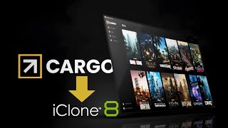 KITBASH3D CARGO to ICLONE 8  Bridging with Blender [upl. by Lenra]