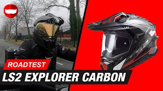 LS2 Explorer Carbon  Review amp RoadTest  ChampionHelmetscom [upl. by Innek713]