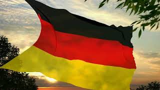 Flag and anthem of Germany [upl. by Metabel5]