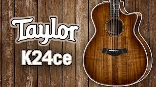 Taylor 2018 K24ce VClass Review amp Demo [upl. by Elokin763]