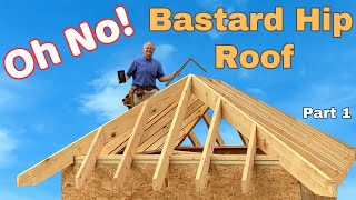 How to frame an irregular “bastard” hip roof – Stepby step instructions [upl. by Shaina]