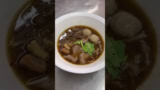 Eating 45 year old beef stew in Bangkok known as perpetual stew bangkok bangkokfood thailand [upl. by Aserehtairam]