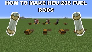 Minecraft HBM Tech Mod v1122 HOW TO MAKE HEU235 FUEL ROD [upl. by Kasper684]