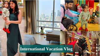 International Vacation with baby❤️Kahaa ae hai humlog  VLOG DAY 1 [upl. by Heydon]