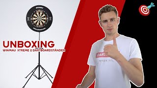 Winmau Dartboardständer Xtreme 2  UNBOXING  Dart Ständer  myDartpfeilTV [upl. by Kciderf]