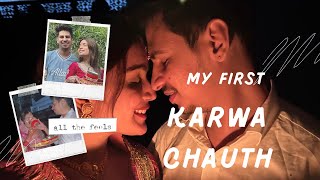 First Karwa Chauth  Anchal Sharma  Vlog [upl. by Akkire]