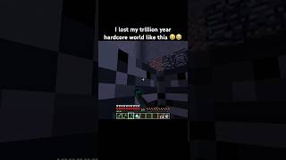 Trillion year world minecraft minecraftshorts minecraftmemes shorts funny memes gaming fyp [upl. by Ahsyekat]