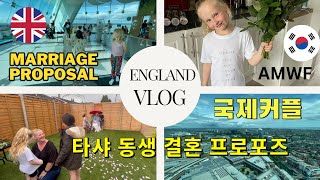 AMWF MARRIAGE PROPOSAL IN ENGLAND 영국 결혼 프로포즈 국제커플 [upl. by Ihteerp]