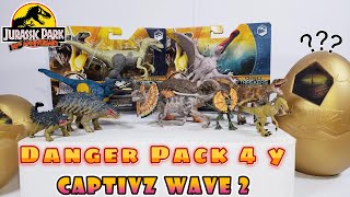 Jurassic World Ornithocheirus Danger Pack Wave 4 y Captivz supersized Wave 2 Nuevos Moldes [upl. by Nehemiah]