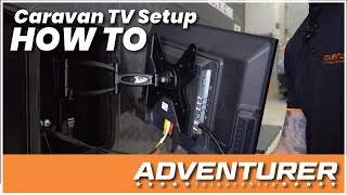 How to setup a TV in a Caravan [upl. by Hurleigh300]