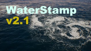 WaterStamp v21 [upl. by Amory]