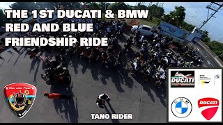 THE 1ST DUCATI amp BMW FRIENDSHIP RIDE tanorider [upl. by Neirual]