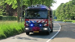 Brandweer Ravenstein met spoed naar Brandgerucht bij Boni supermarkt aan Schaafdries in Ravenstein [upl. by Edecrem]