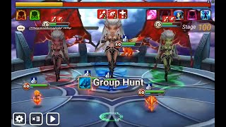 TOA 100 Boss Lyrith Stage  Summoners War Normal Mode [upl. by Ilyak131]