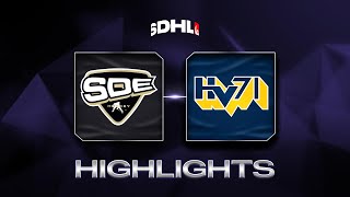 SDE Hockey vs HV71  Game Highlights [upl. by Mikel744]