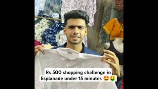 Shopping Challenge under 500 in 15 minutes 🤩youtubeshorts shopping shoppingchallenge ytshorts [upl. by Manny522]