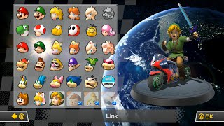 All Mii Voices  DLC Characters W Voices  Mario Kart 8 [upl. by Veneaux]