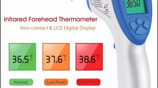 Lerkonn non contact infared Thermometer Forehead Body Digital [upl. by Garibull]