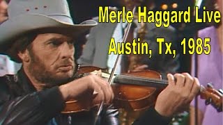 Merle Haggard Live in 85 amp Bob Wills I Knew the Moment I Lost You 1941 [upl. by Risa]