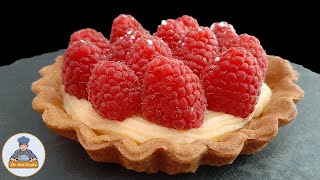 Tartelette à la framboise  Recette facile et délicieuse [upl. by Cuyler]