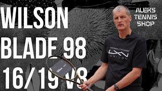 Теннисная ракетка Wilson Blade 98 16х19 v8 Racket Бестселлер продаж и самая хитовая ракетка [upl. by Marti747]