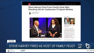 Fact or Fiction Steve Harvy fired as host of Family Feud [upl. by Ellan]