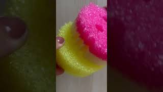 Scrub mommy asmr  asmr asmr satisfying scrubmommy spongeasmr [upl. by Eitten]