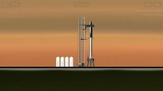 SFS Blueprint  I made Space X Starbase  Tower  Starship  crane [upl. by Lud]