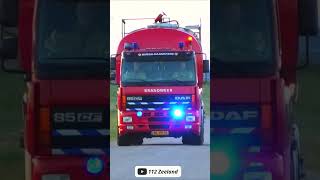 2002 Tankwagen Brandweer BurghHaamstede met spoed onderweg brandweer feuerwehr ytshorts [upl. by Otsuaf]